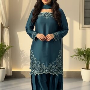Teal Sheesha Farshi Set